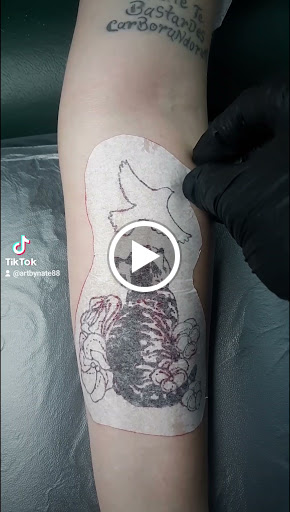 Explore honeymoon tattoo ideas, creative tattoo ideas in Alamogordo, available at Art By Nate