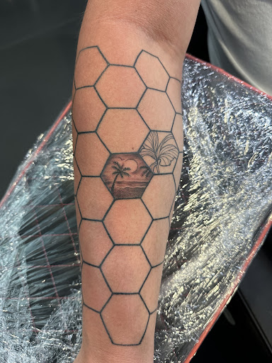 Explore london name tattoo ideas, creative tattoo ideas in Destin, available at Atomic Frog Tattoo