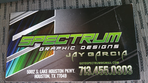 Sign Shop «Spectrum Graphic Designs», reviews and photos, 5002 S Lake Houston Pkwy, Houston, TX 77049, USA