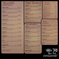 antico volto beer & food à Sossano carte