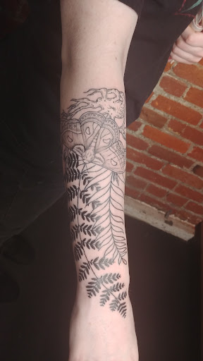 Explore aztec tattoo ideas for men, creative tattoo ideas in Spokane, available at Fortunata Tattoo Studio