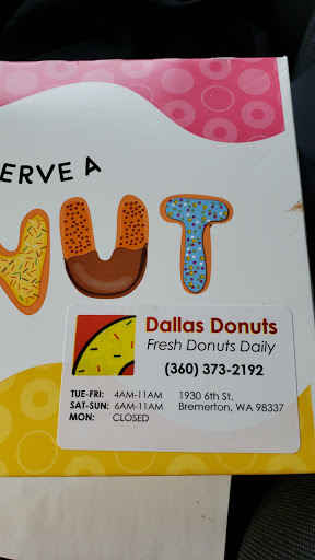 Donut Shop «Dallas Donuts», reviews and photos, 1930 6th St, Bremerton, WA 98337, USA