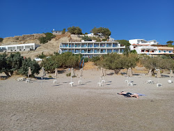 Skinos beach'in fotoğrafı imkanlar alanı
