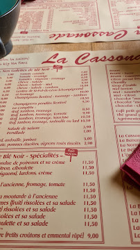 Restaurant La Cassonade à Île-de-Batz (la carte)