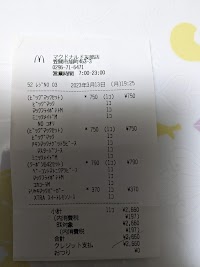 マクドナルド 友部店