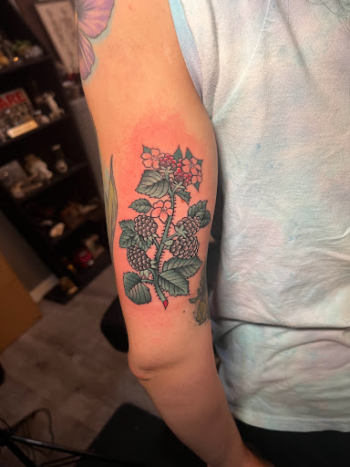 Explore tattoo name cover up ideas, creative tattoo ideas in Washington, available at Inktoxicating Tattoos