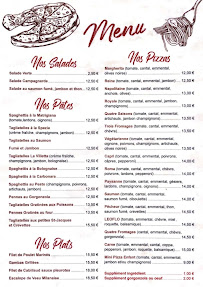 Menu / carte de La Villeta Restaurant Italien à Mirande