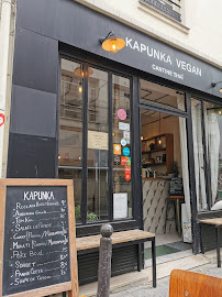 Carte du kapunka vegan - cantine thaï sans gluten à Paris