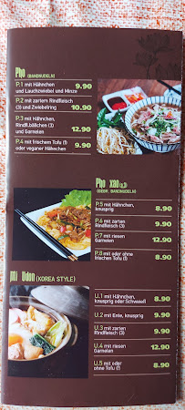 Asia Haus à Gronau menu