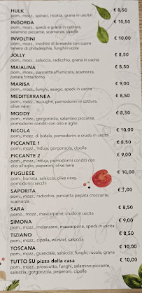 Menu du Pizzeria Da Luca à Legnago