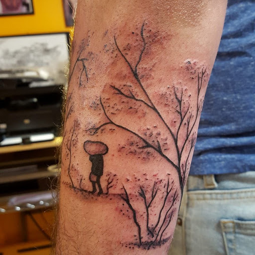 Explore gaia tattoo ideas, creative tattoo ideas in Montrose, available at North Wind Tattoo