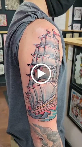 Explore brain tattoo ideas, creative tattoo ideas in Libertyville, available at Lucky Seven Tattoo