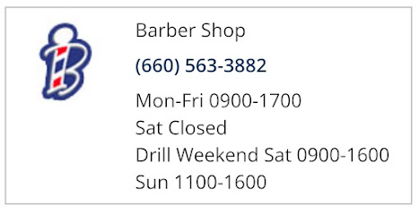 Whiteman AFB Barber Shop