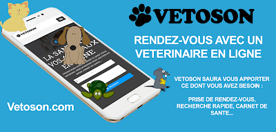 Vetoson - Rendez-vous vétérinaire et Carnet de Santé Animal en ligne à Boulogne-Billancourt