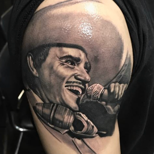 Explore back of the thigh tattoo ideas, creative tattoo ideas in San Antonio, available at Firme Copias Tattoo Studio