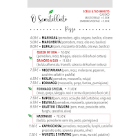 Menu du PIZZERIA D'ASPORTO 'O SCARTELLATO à Collegno