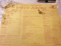 Menu du Pizzeria Parco Airone à Ronciglione
