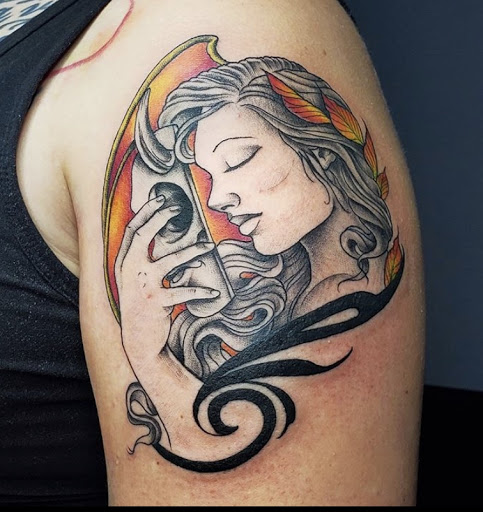Explore medusa tattoo ideas small, creative tattoo ideas in Keyport, available at Taboo Tattoos