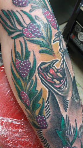 Explore tattoo ideas under arm, creative tattoo ideas in Freeport, available at Broken Moon Tattoos