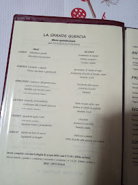 Bar Tabacchi Trattoria La Grande Quercia à Grumento Nova carte