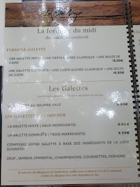 Restaurant Crêperie - Le Blé Noir à Prades-le-Lez - menu / carte
