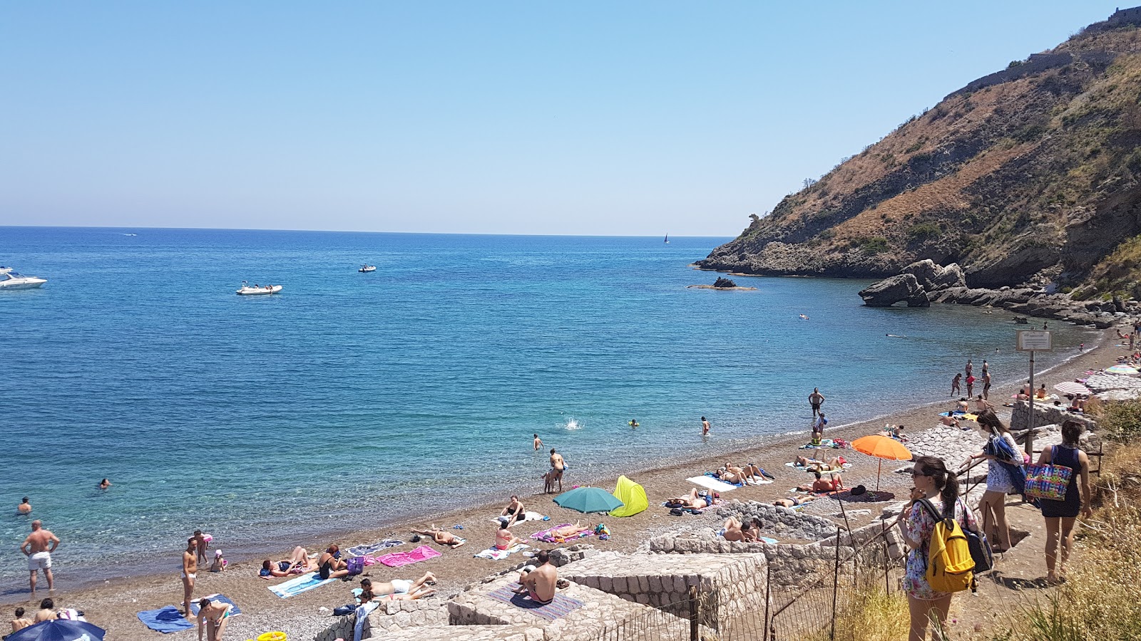 Foto di Spiaggia Ombelico di Venere con molto pulita livello di pulizia