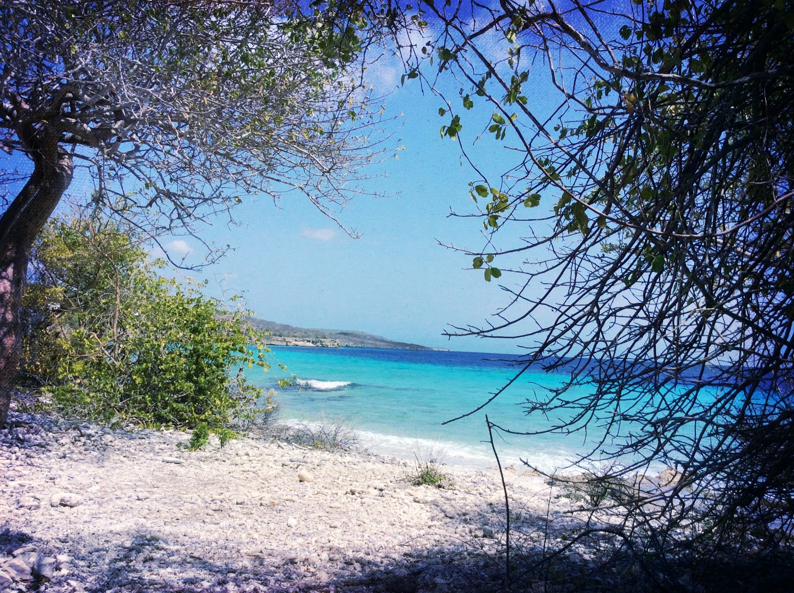 Fotografie cu Playa Largu cu o suprafață de nisip beige și pietricele