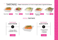 Sushic à Paris menu