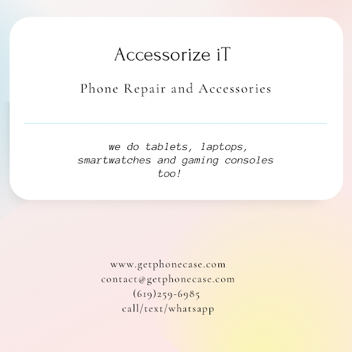 ACCESSORIZE IT - Cell Phone Repair and Accessories image