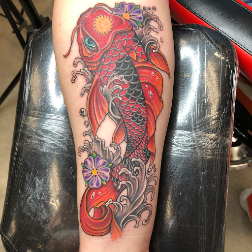 Explore seashell tattoo ideas, creative tattoo ideas in Magnolia, available at Tanner Tattoos