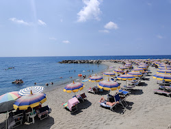 Foto von Spiaggia Coreca und die siedlung