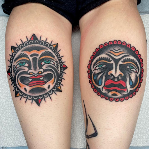 Explore women's tattoo sleeve ideas, creative tattoo ideas in Albany, available at Love Dove Tattoo