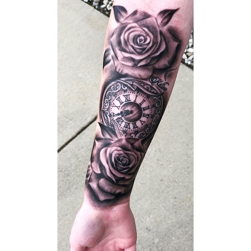 Explore tattoo ideas guys, creative tattoo ideas in Abingdon, available at Lone Sparrow Tattoo Shop