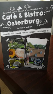 Restaurant & Café Osterburg (Neueröffnung am 01.03.2024) à Krummhörn menu