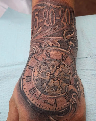 Explore heart surgery tattoo ideas, creative tattoo ideas in Winston Salem, available at Inktellectuals Art Gallery