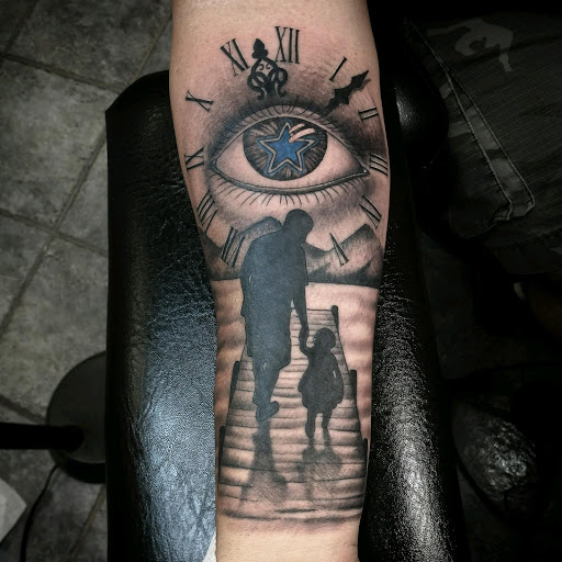 Explore tim burton tattoo ideas, creative tattoo ideas in Ocala, available at Cobra Classic Tattoo