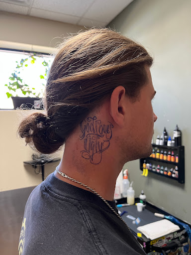 Explore his her matching tattoos ideas, creative tattoo ideas in Durango, available at Headhunter Tattoo