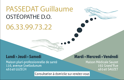 Ostéopathe Passedat Guillaume à Sauzet