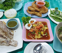 KAH SAH SOMTAM MIANG PLA PAUก๊ะส๊ะ ส้มตำ เมี่ยงปลาเผา photo