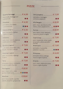 Menu du La Pergola Ristorante Pizzeria à Sinagra