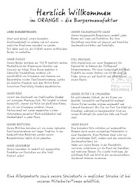 Orange Die Burgermanufaktur à Fulda menu