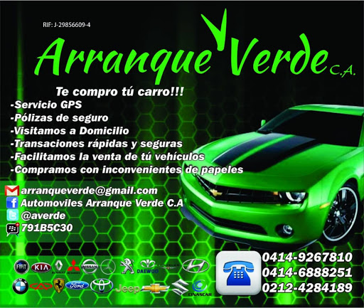 Arranque Verde Cars c.a