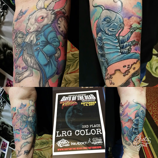 Explore baby boy tattoo ideas, creative tattoo ideas in Shelbyville, available at Stage Left Tattoo and Piercing