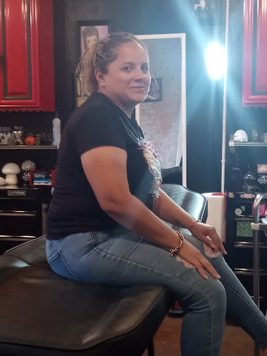 Explore family arm sleeve tattoo ideas, creative tattoo ideas in Mckinney, available at The Magic Needle Piercing Studio