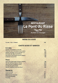 Menu / carte de Restaurant Le Pont du Risse à Saint-Jeoire