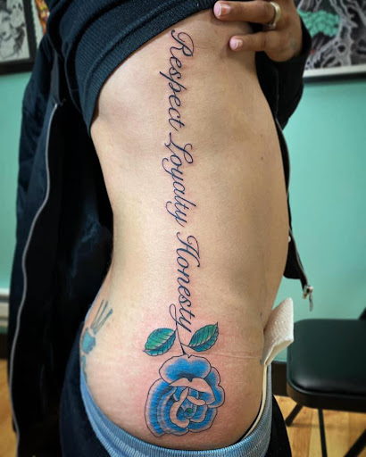 Explore war tattoo ideas, creative tattoo ideas in Delaware, available at Rose & Web Tattoo