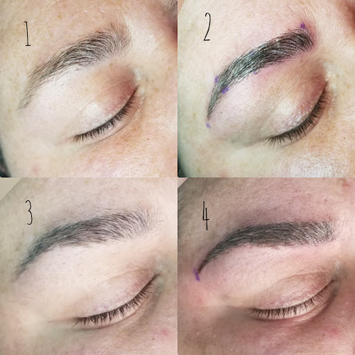 Explore viking head tattoo ideas, creative tattoo ideas in Peoria Heights, available at BeautiFULL Brows By Jen Microblading - Permanent Makeup Wild Honey Beauty Studio