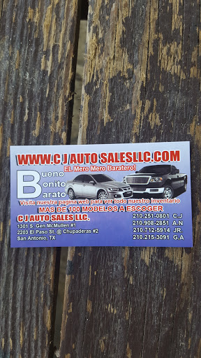 Used Car Dealer «CJAUTOSALES LLC», reviews and photos, 1301 S General McMullen, San Antonio, TX 78237, USA