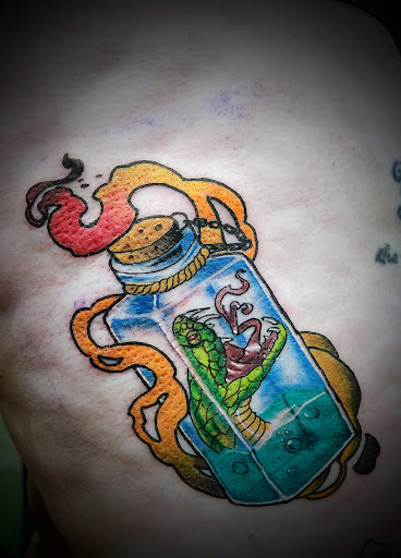 Explore black couple tattoo ideas, creative tattoo ideas in Greenville, available at Empire Ink LLC