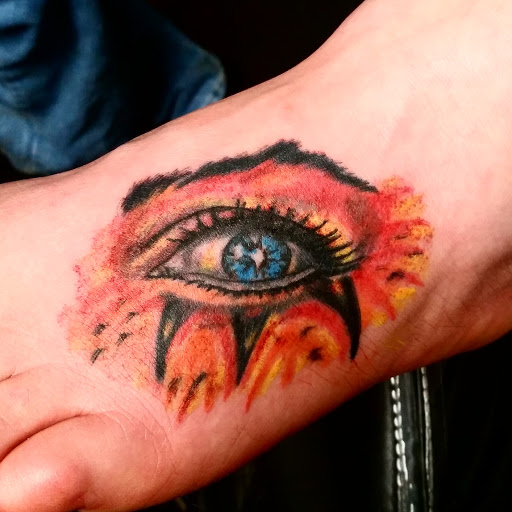 Explore drumming tattoo ideas, creative tattoo ideas in Erie, available at EliKingInk